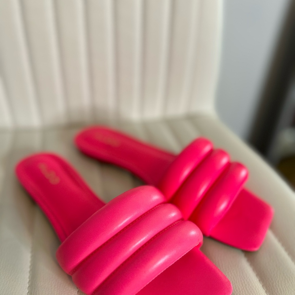 Aldo neon Pink Women's Sandals *worn twice*